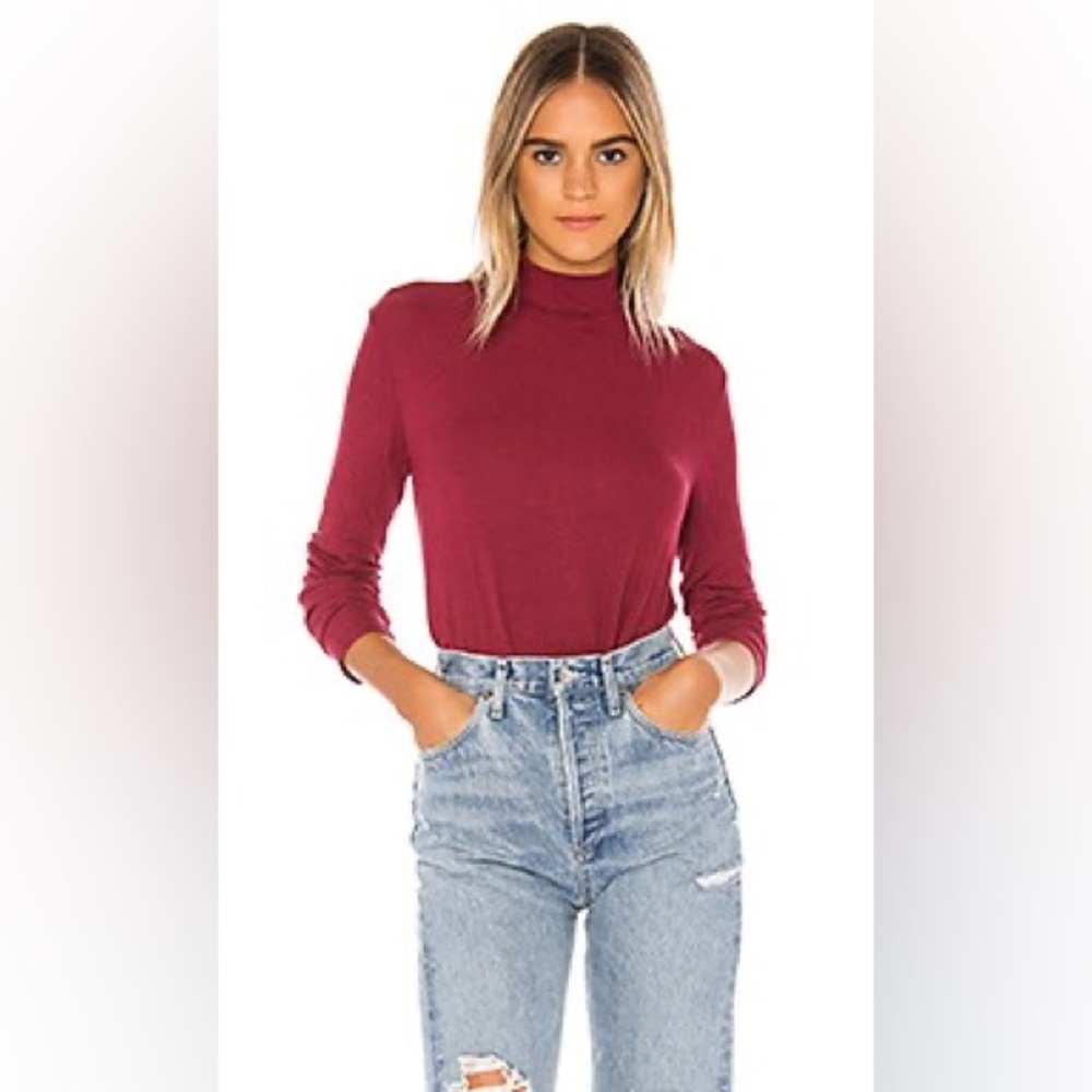 Splendid eastsider mock neck top